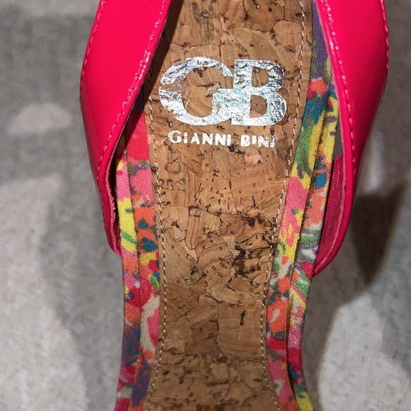 gianni bini multicolor wedge shoes - Picture 3 of 5